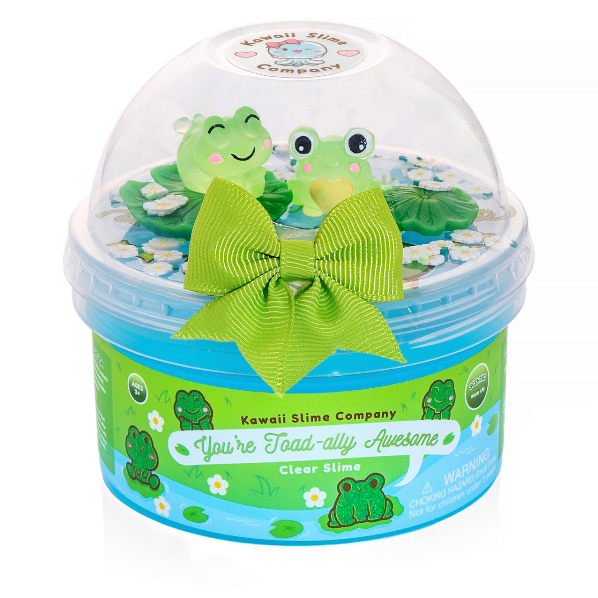 Toad-Ally Awesome Clear Slime