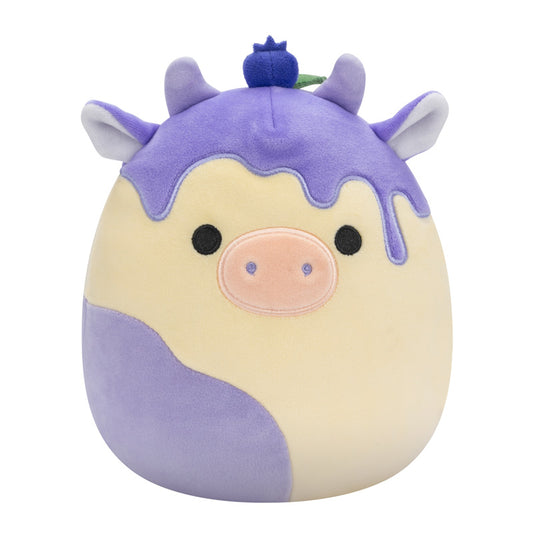 Squishmallow Benito 8 Inch Blueberry Cheesecake Cow