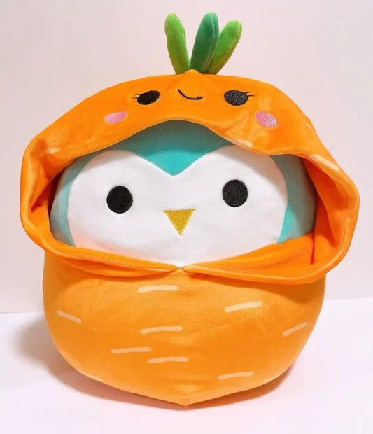 Squishmallow Winston 5 in Teal Owl in Caroleena Outfit