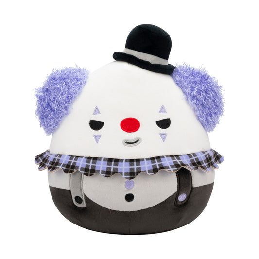 Squishmallow Ms. K 8 Inch White Clown with Violet Hair