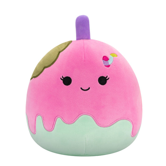 Squishmallow Mondi 8 Inch Pink Monster Candy Apple with Worm