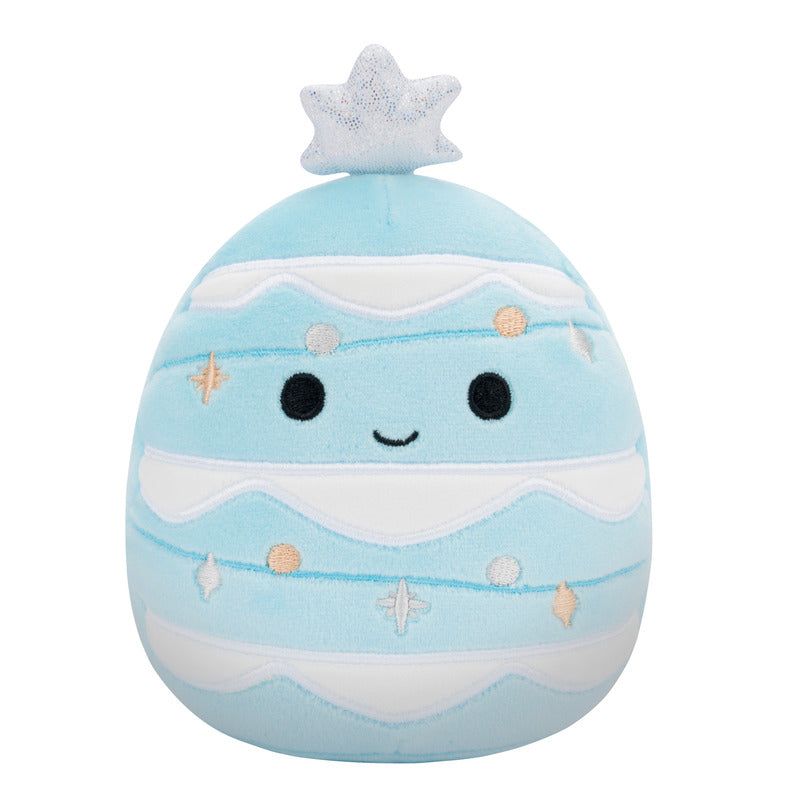 Squishmallow Keiko 8 Inch Light Blue Xmas Tree