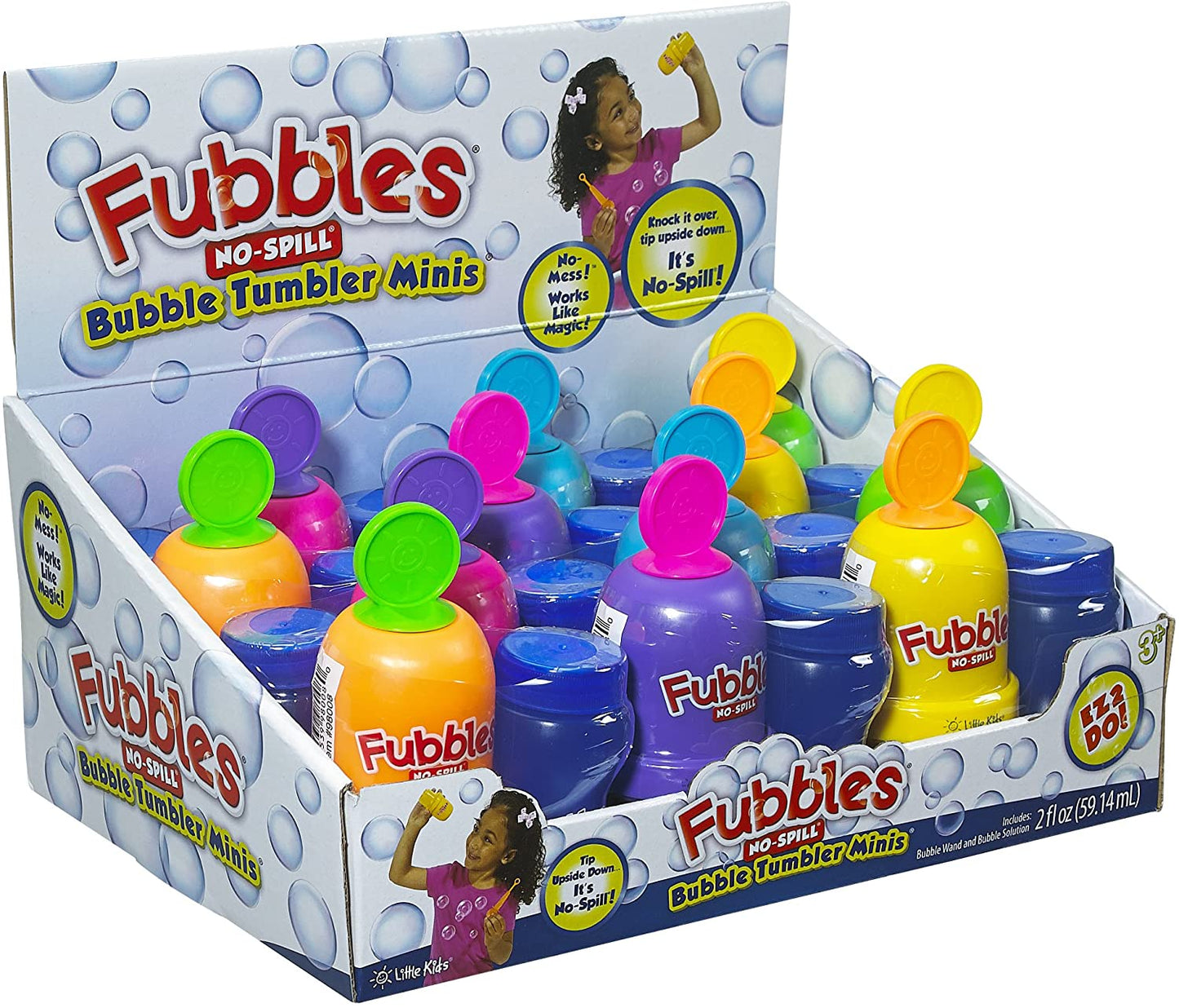 Bubbles No Spill Tumbler Mini 3 Pack