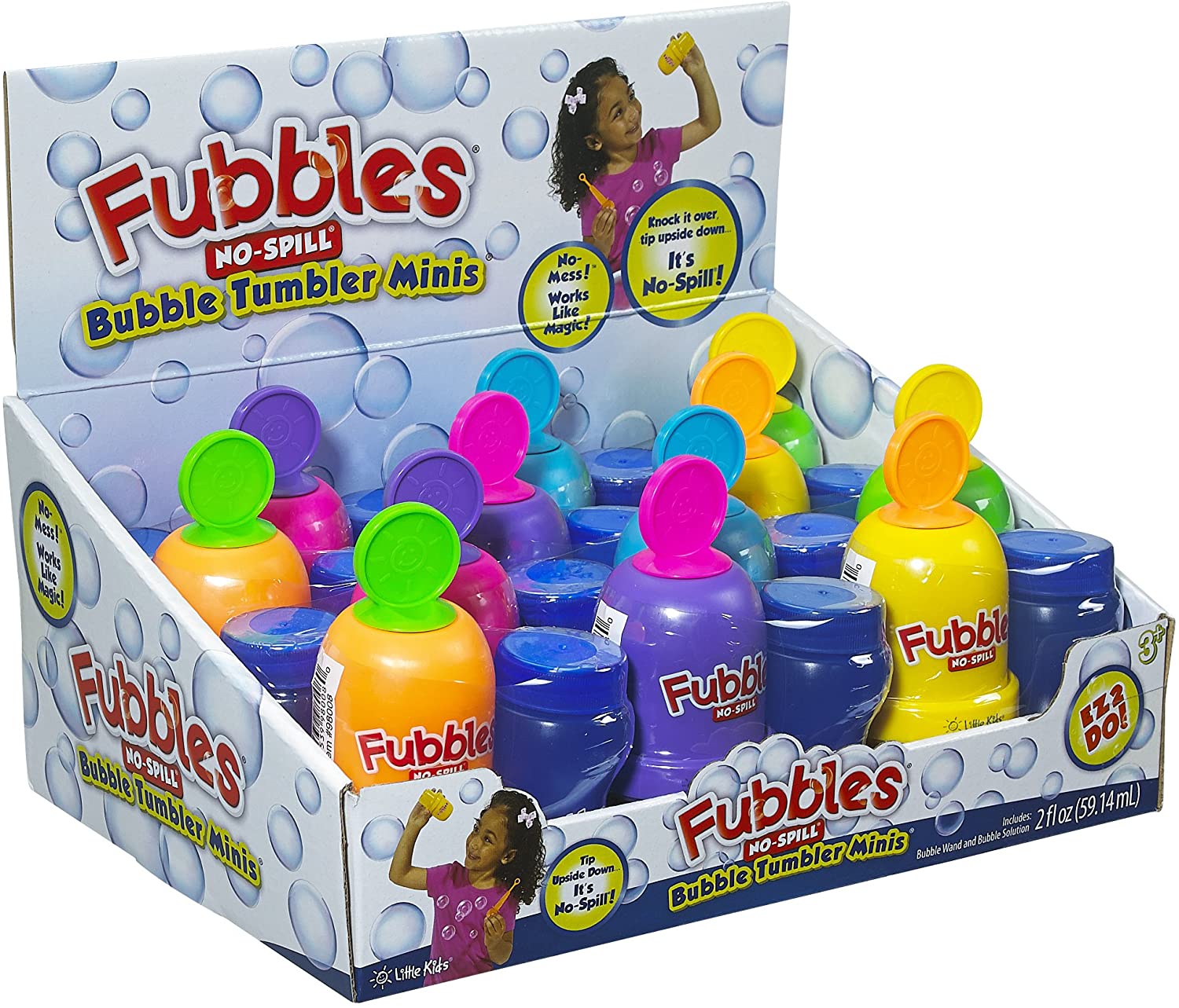 Bubbles No Spill Tumbler Mini 3 Pack