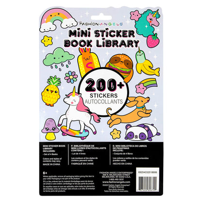 Mini Sticker Book Library Fashion Angels