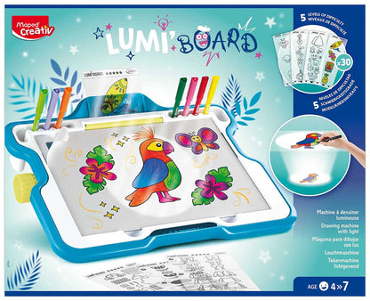 Creativ Lumi'Board Portable Drawing 64 Piece Kit