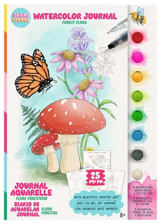 Watercolor Journal Forest Flora