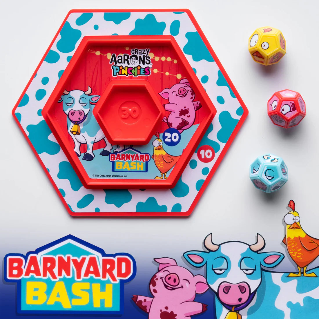Pinchies Fidget Game Barnyard Bash Crazy Aarons