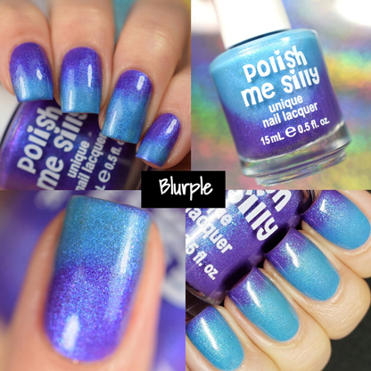 Blurple Thermal Color Changing Polish