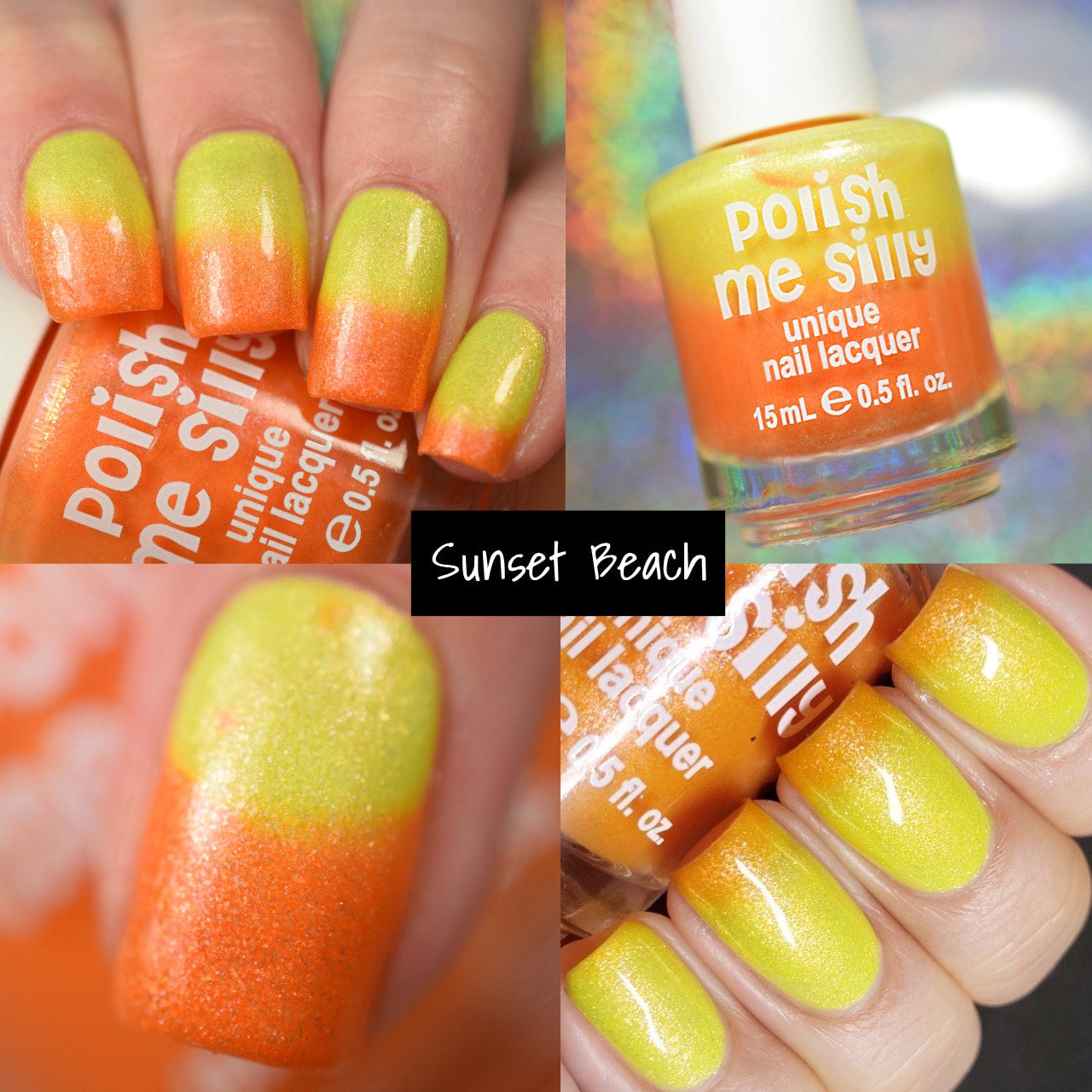 Sunset Beach Neon Pop Color Chng Polish