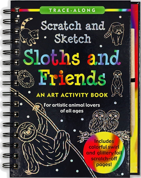 Scratch & Sketch Sloths N Friends