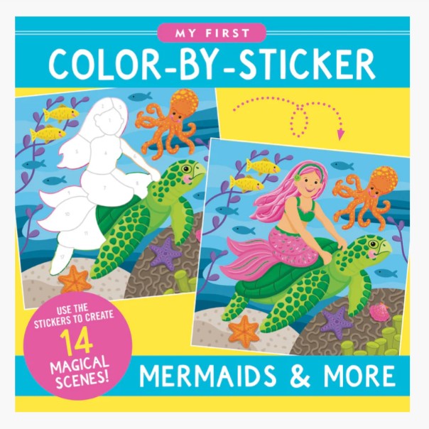 Color by Sticker Mermaids
