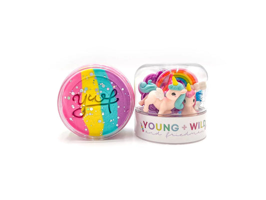 Rainbow Unicorn Grab & Go Dough Jar