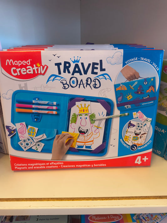 Creativ Magnetic Travel Board 21 Piece Drawing Kit
