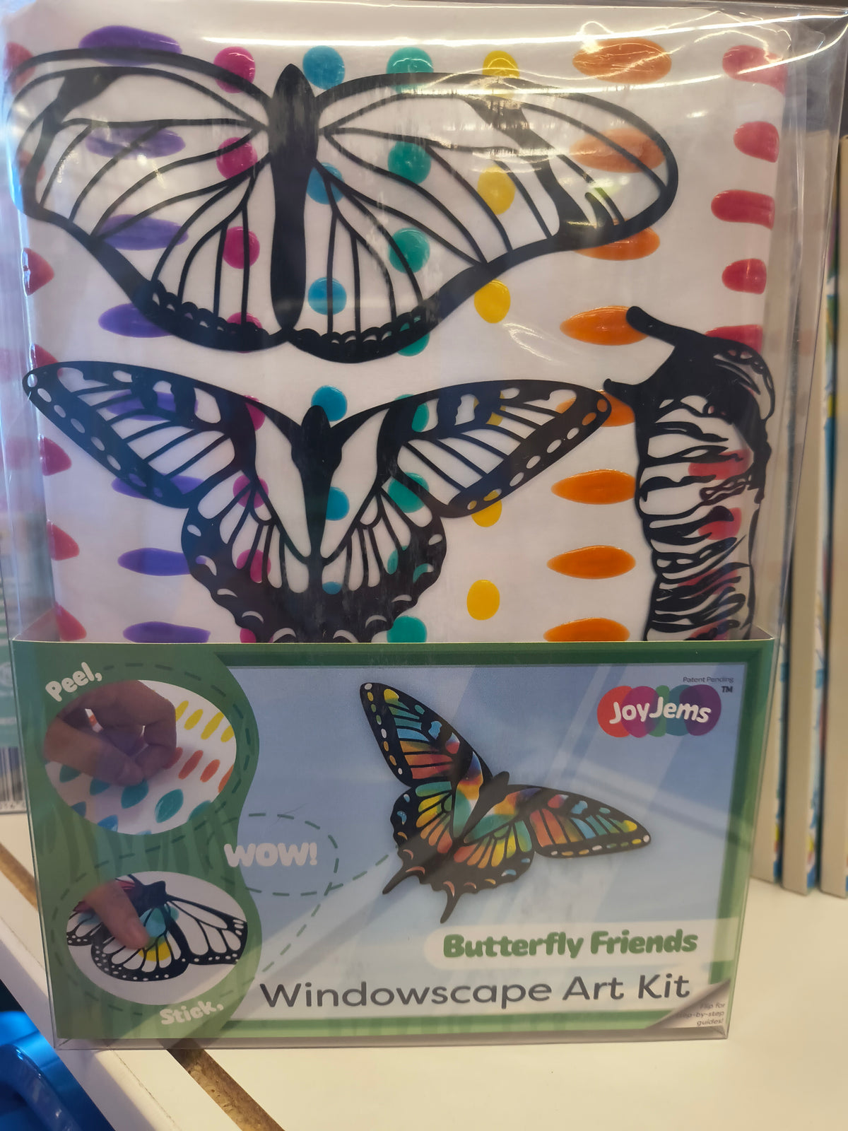Butterflies & Caterpillar Windowscape Art Kit