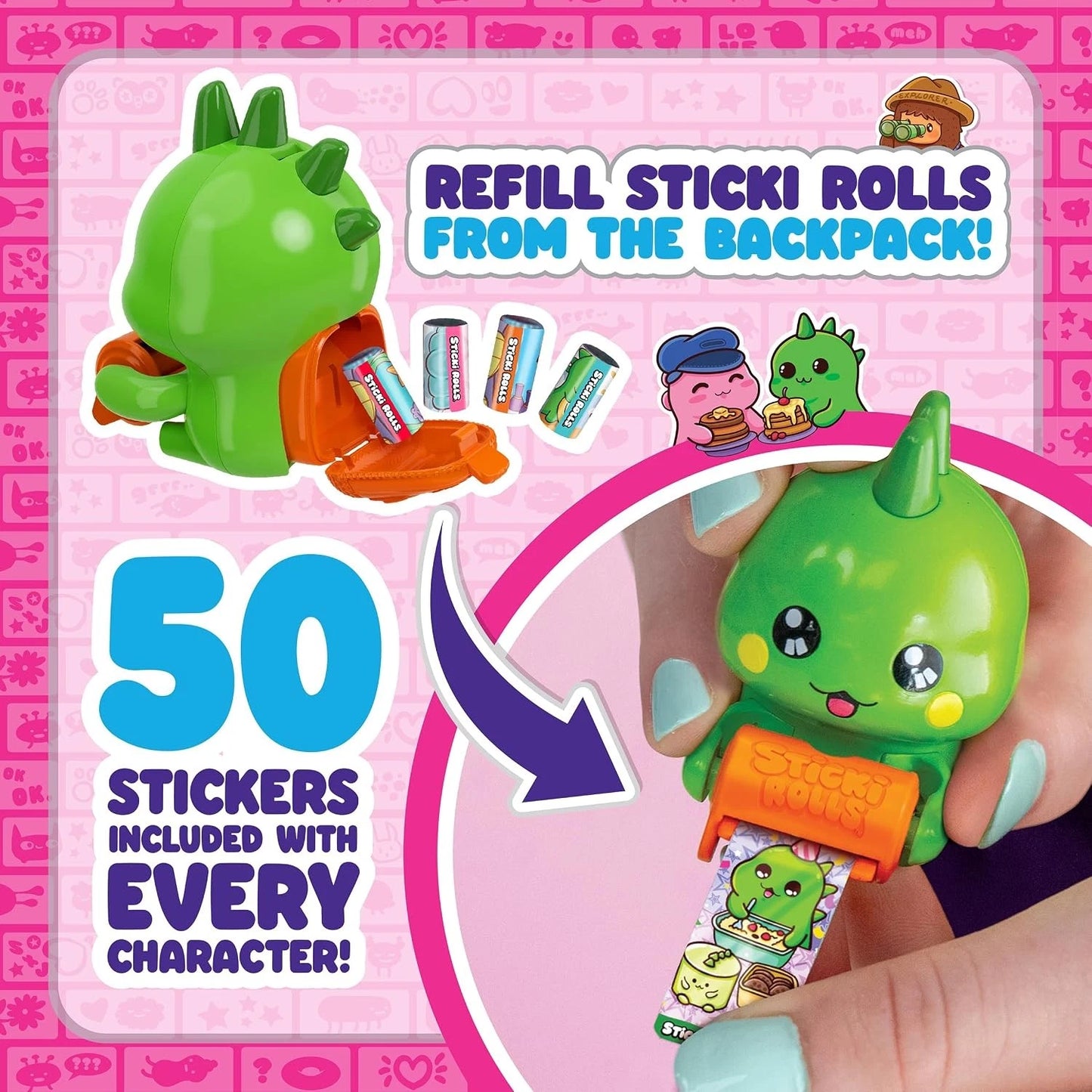 Sticki Rolls Sticki Mates S3 Toy Smith