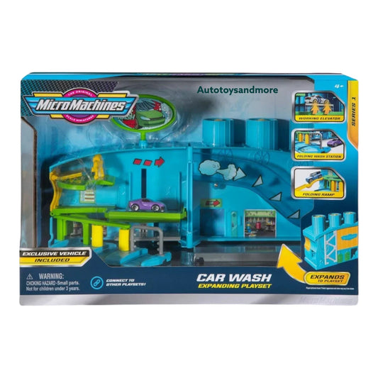 Micro Machines Carwash Playset
