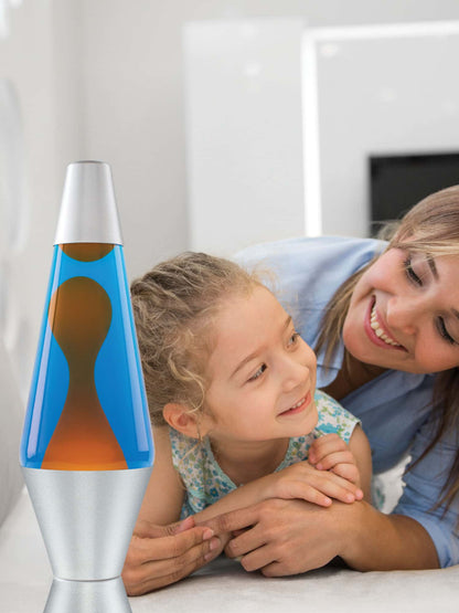 Lava Lamp Orange Blue