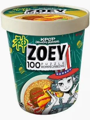 KPop Demon Hunters Ramen Noodle Puzzle [100 Pieces] - Zoey