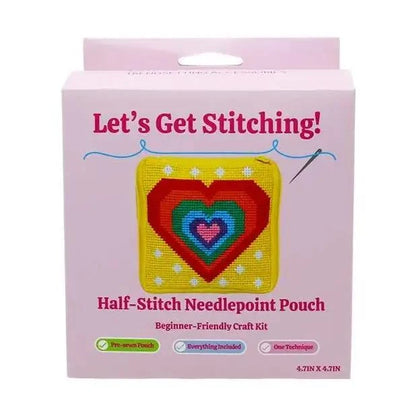 Heart Needlepoint Kit Mavi Bandz
