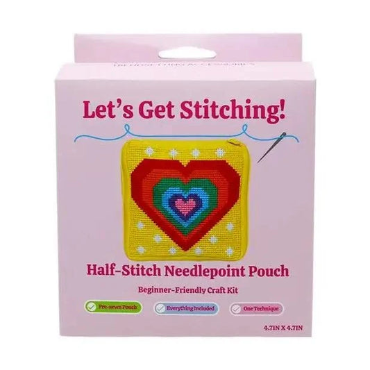 Heart Needlepoint Kit Mavi Bandz