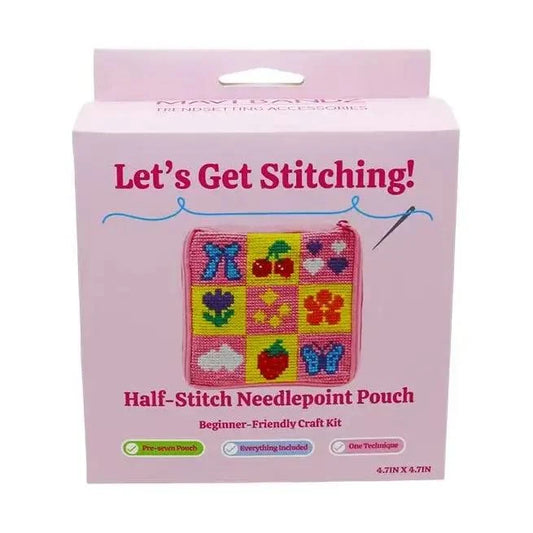 Checkered Needlepoint Kit Mavi Bandz