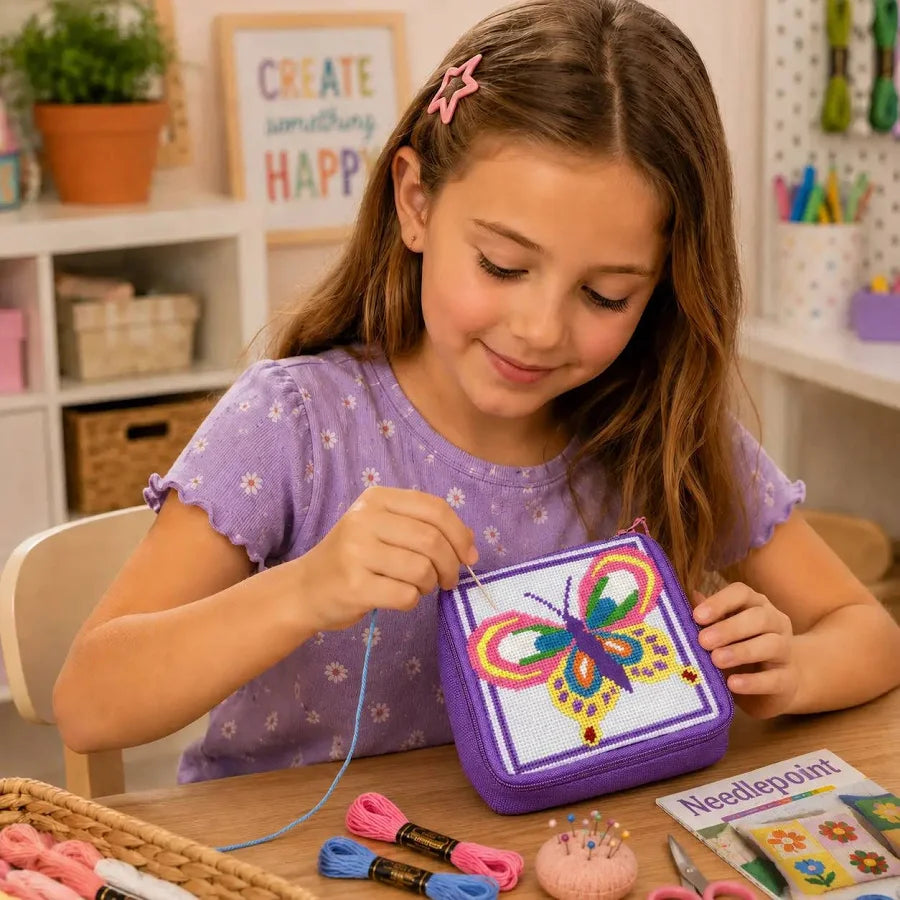 Butterfly Needlepoint Kit Mavi Bandz