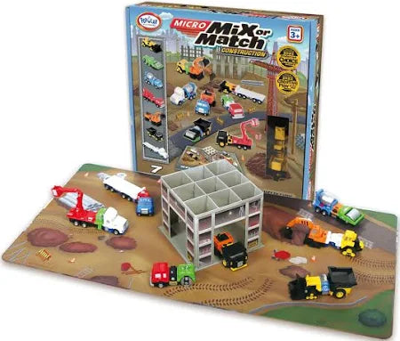 Micro Mix or Match Construction Vehicles
