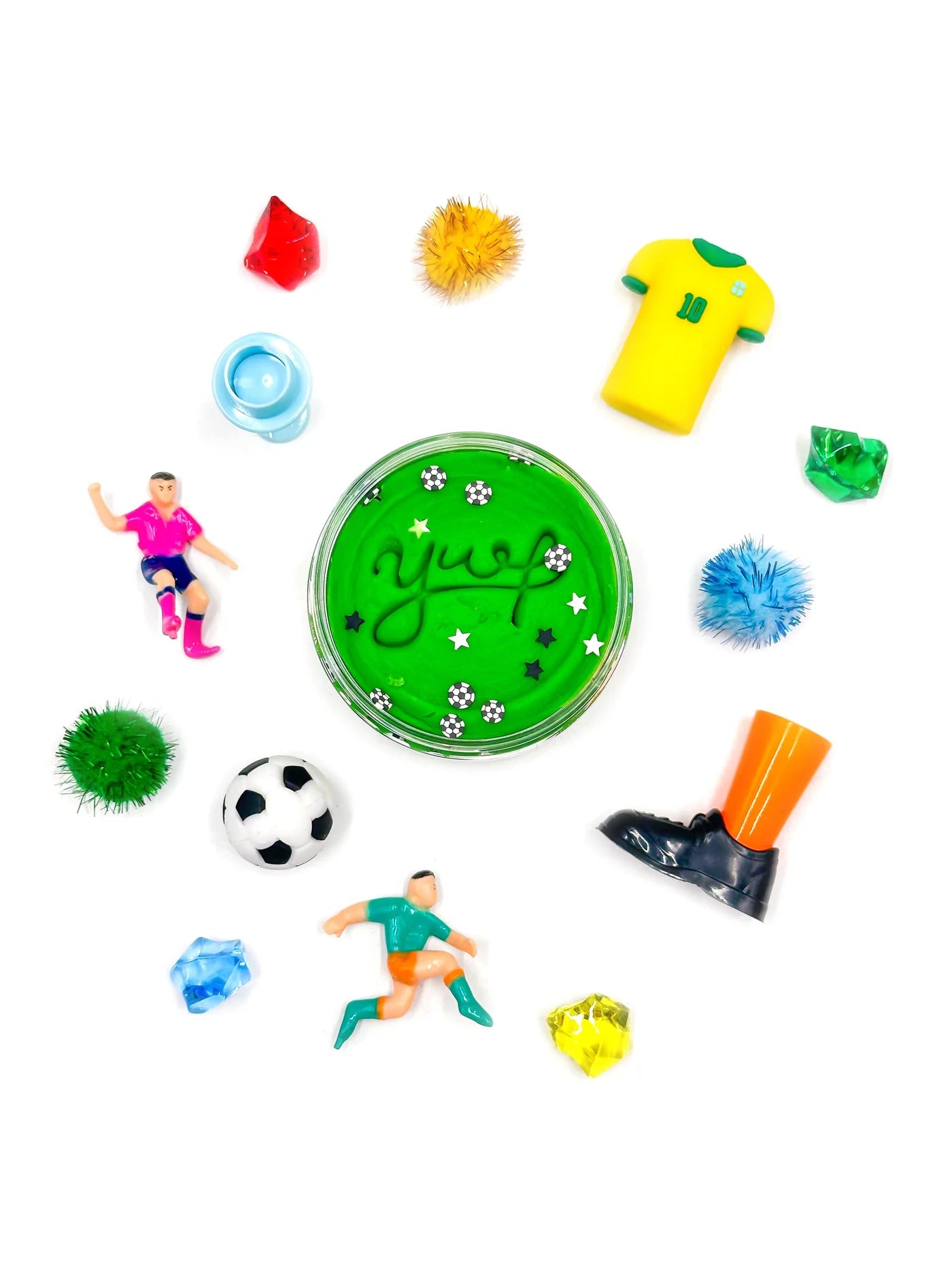 Soccer Grab & Go Dough Jar