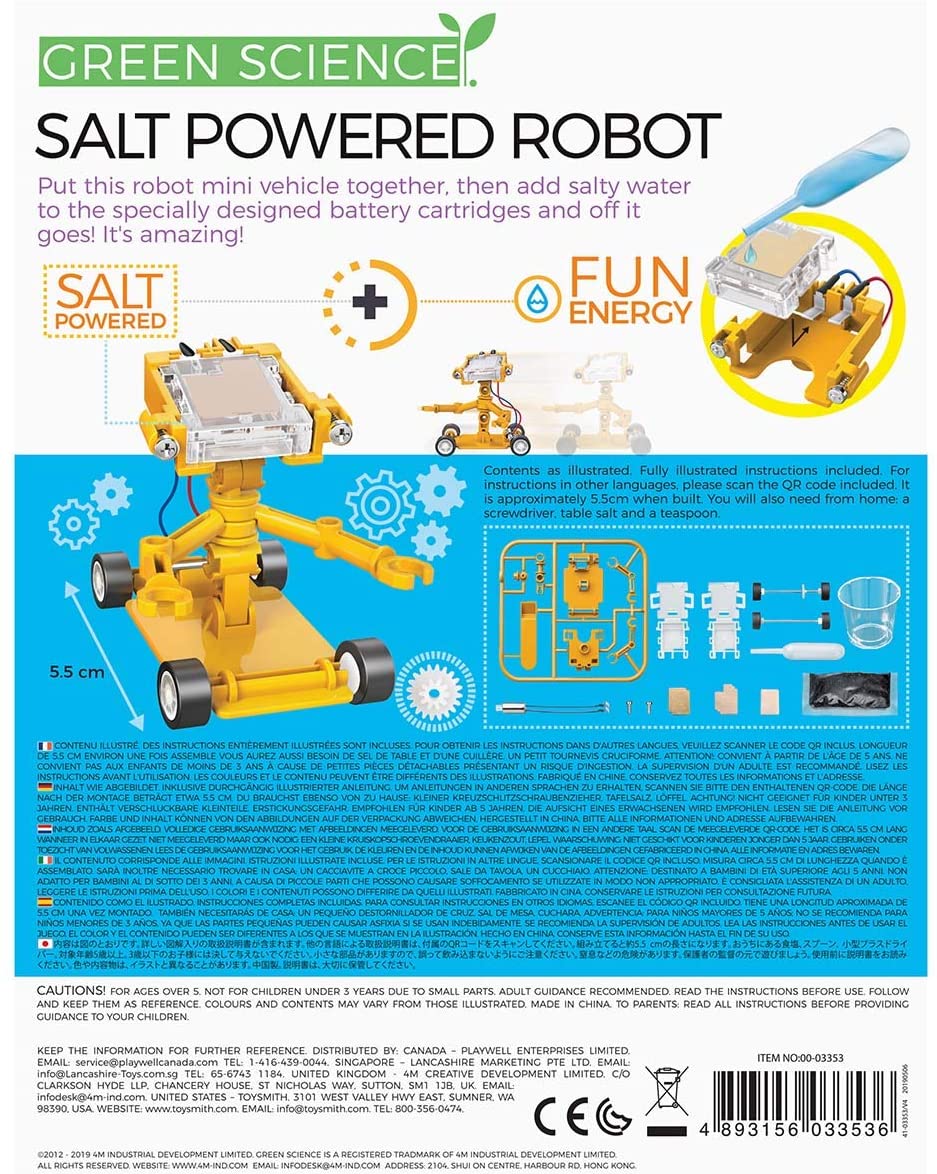 Salt Powered Robot