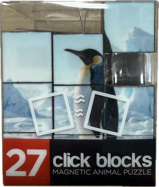 27 PC Magnetic Animal Click Blocks