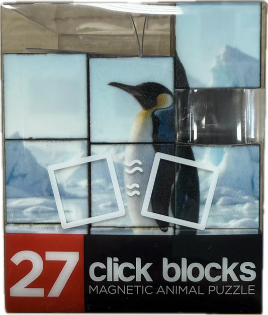 27 PC Magnetic Animal Click Blocks