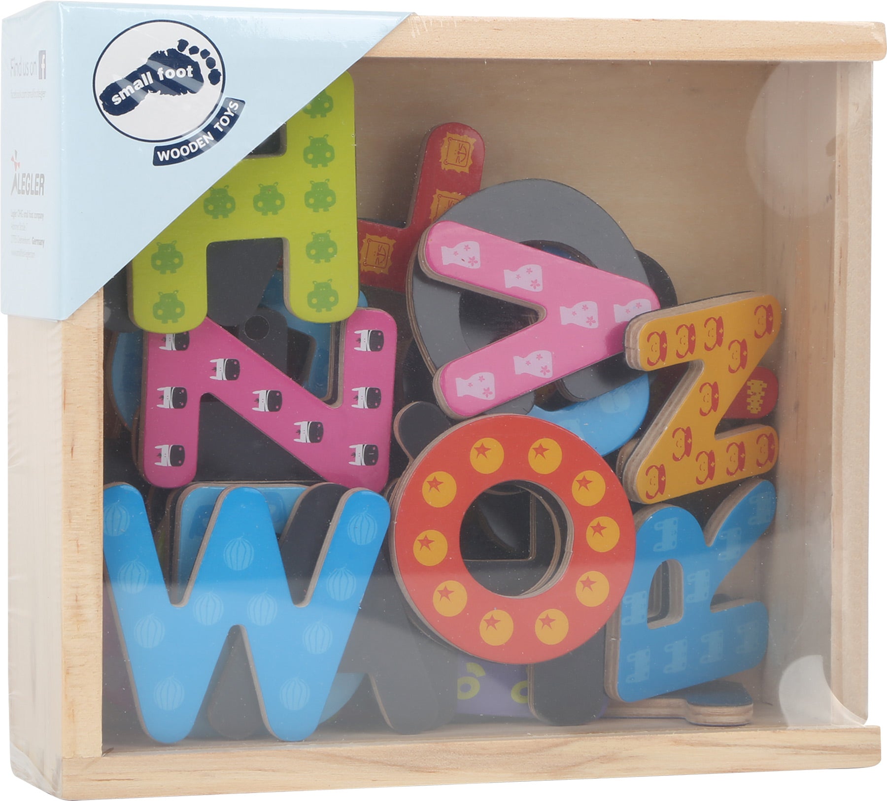 Small Foot Magnetic Letters