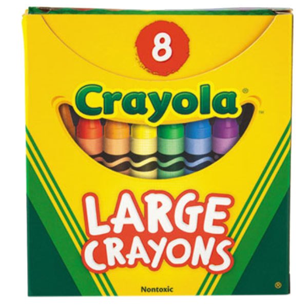 Crayola Large Crayons 8 Pack