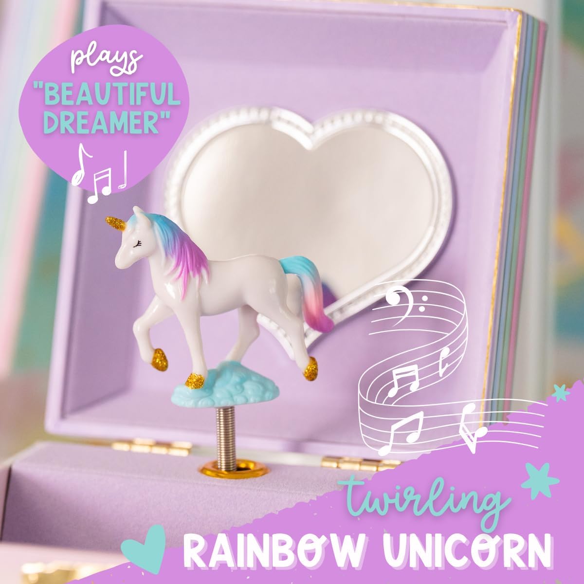 Unicorn Musical Jewelry Box