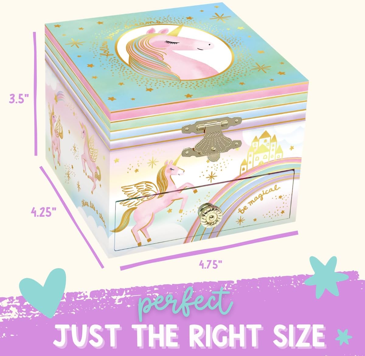 Unicorn Musical Jewelry Box