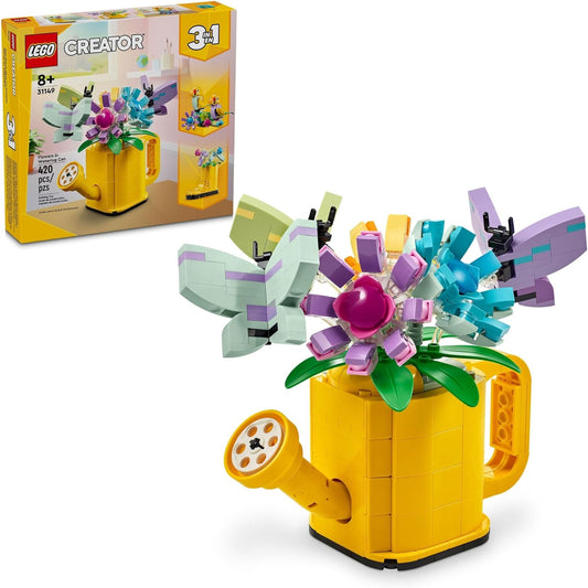 LEGO® Flowers in Watering Can