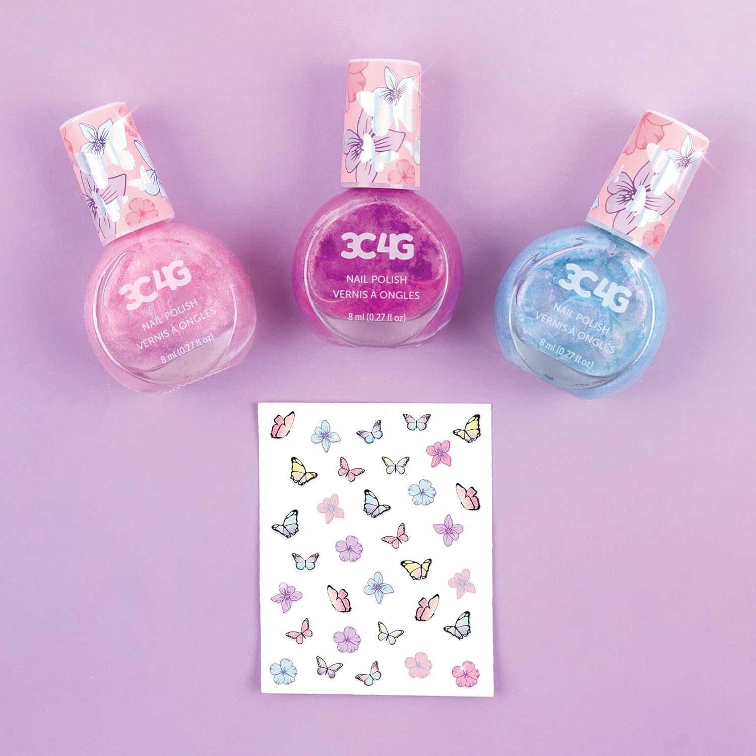 Butterfly Nail Polish Trio