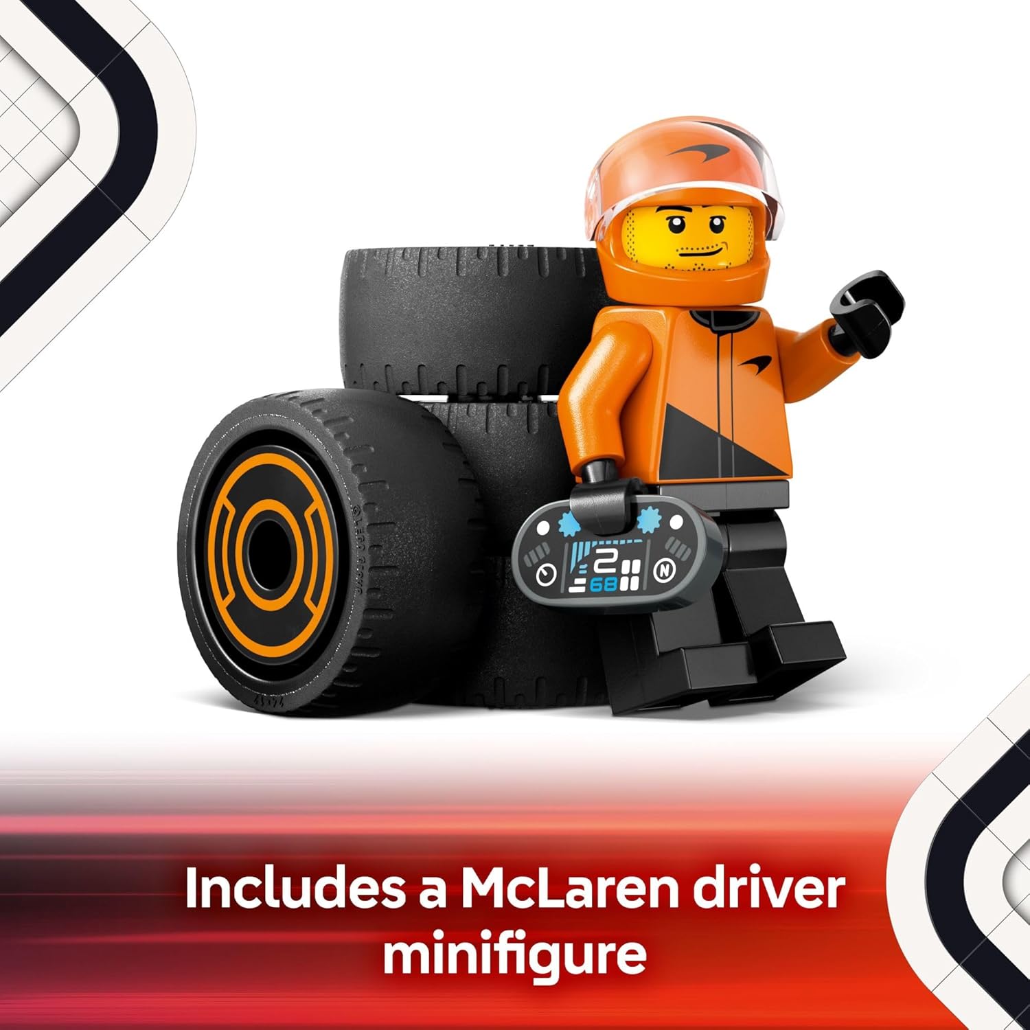 LEGO F1 Driver W/Mclaren