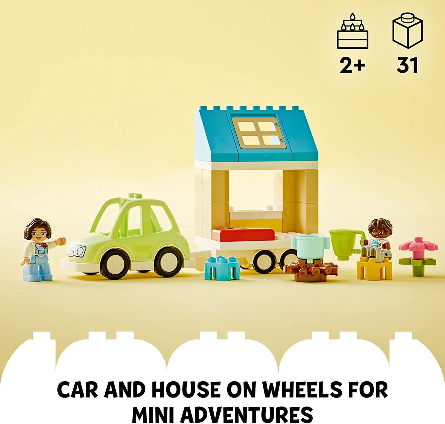LEGO-« Duplo Town Family House on Wheels