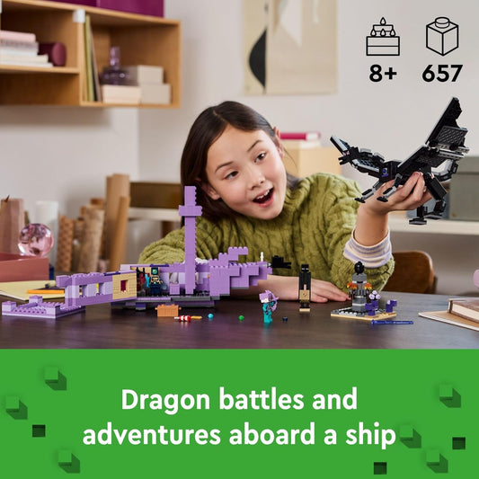 LEGO-« Ender Dragon and End Ship