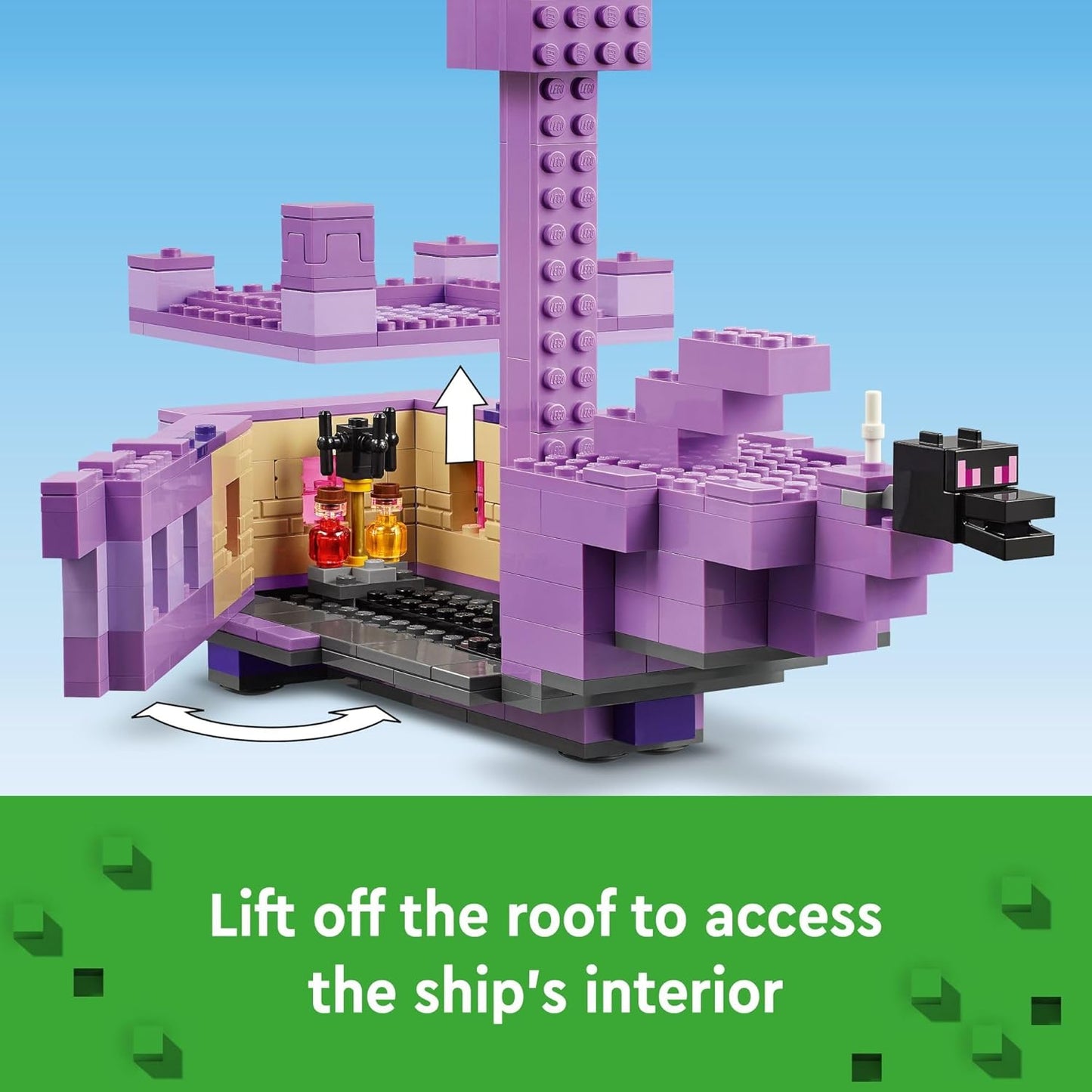 LEGO-« Ender Dragon and End Ship