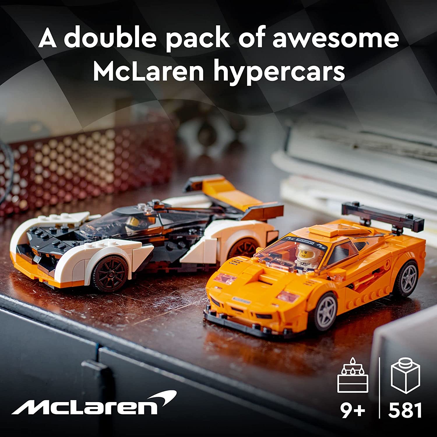LEGO-« Speed Champions Mclaren Solus Gt and Mclaren F1 Lm