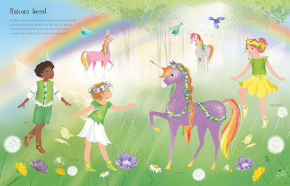 Sticker Dolly Rainbow Unicorns