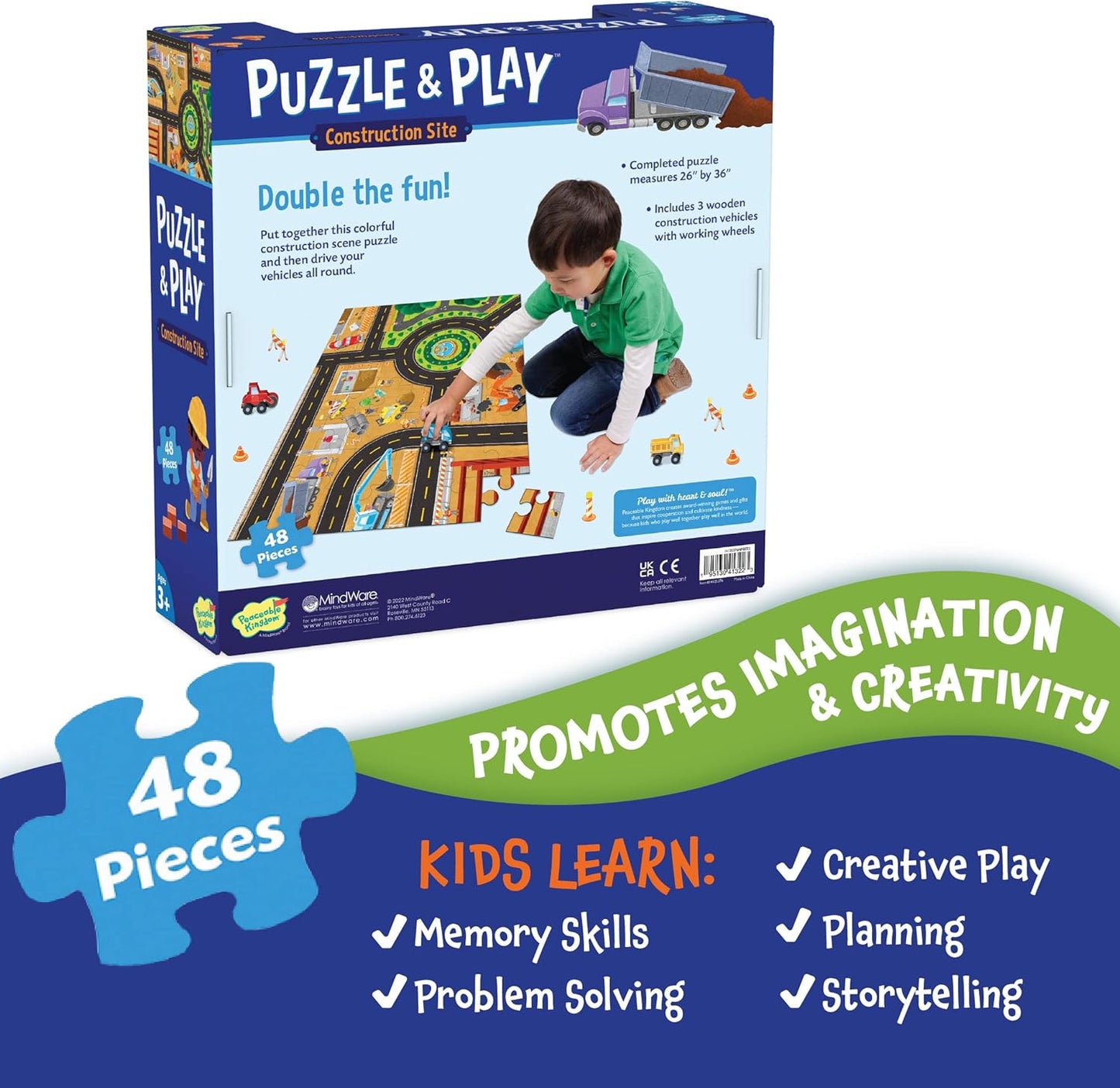 Puzzle & Play Construction Site