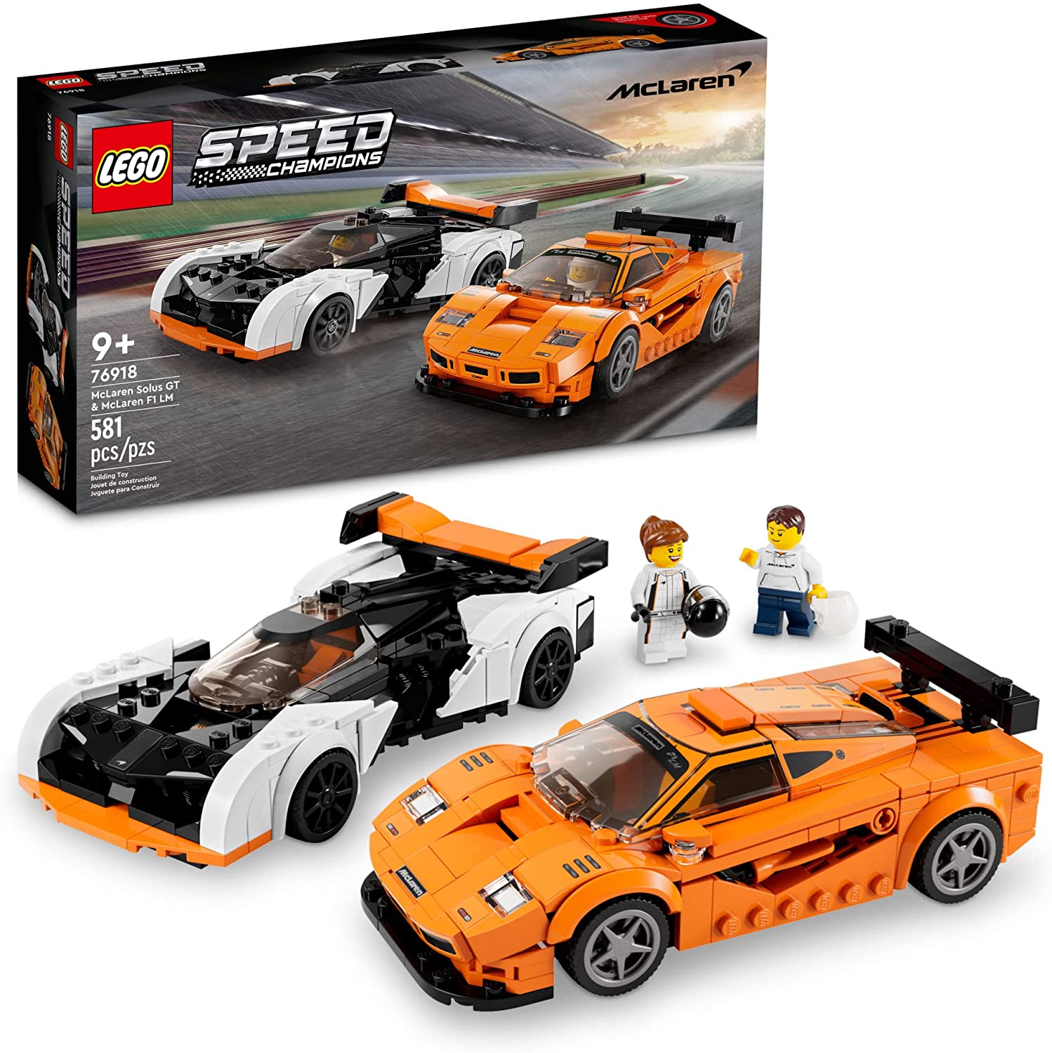 LEGO-« Speed Champions Mclaren Solus Gt and Mclaren F1 Lm