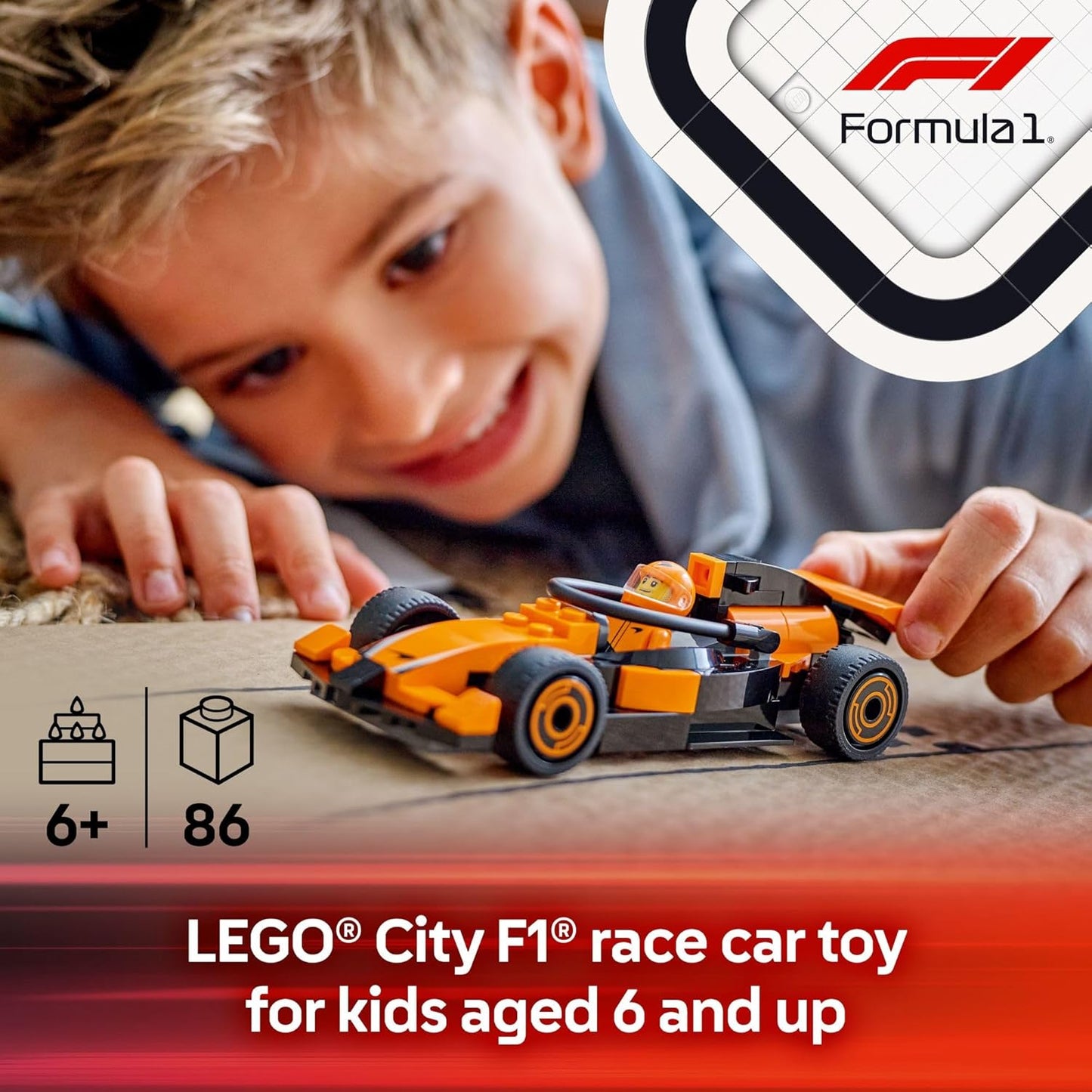 LEGO F1 Driver W/Mclaren