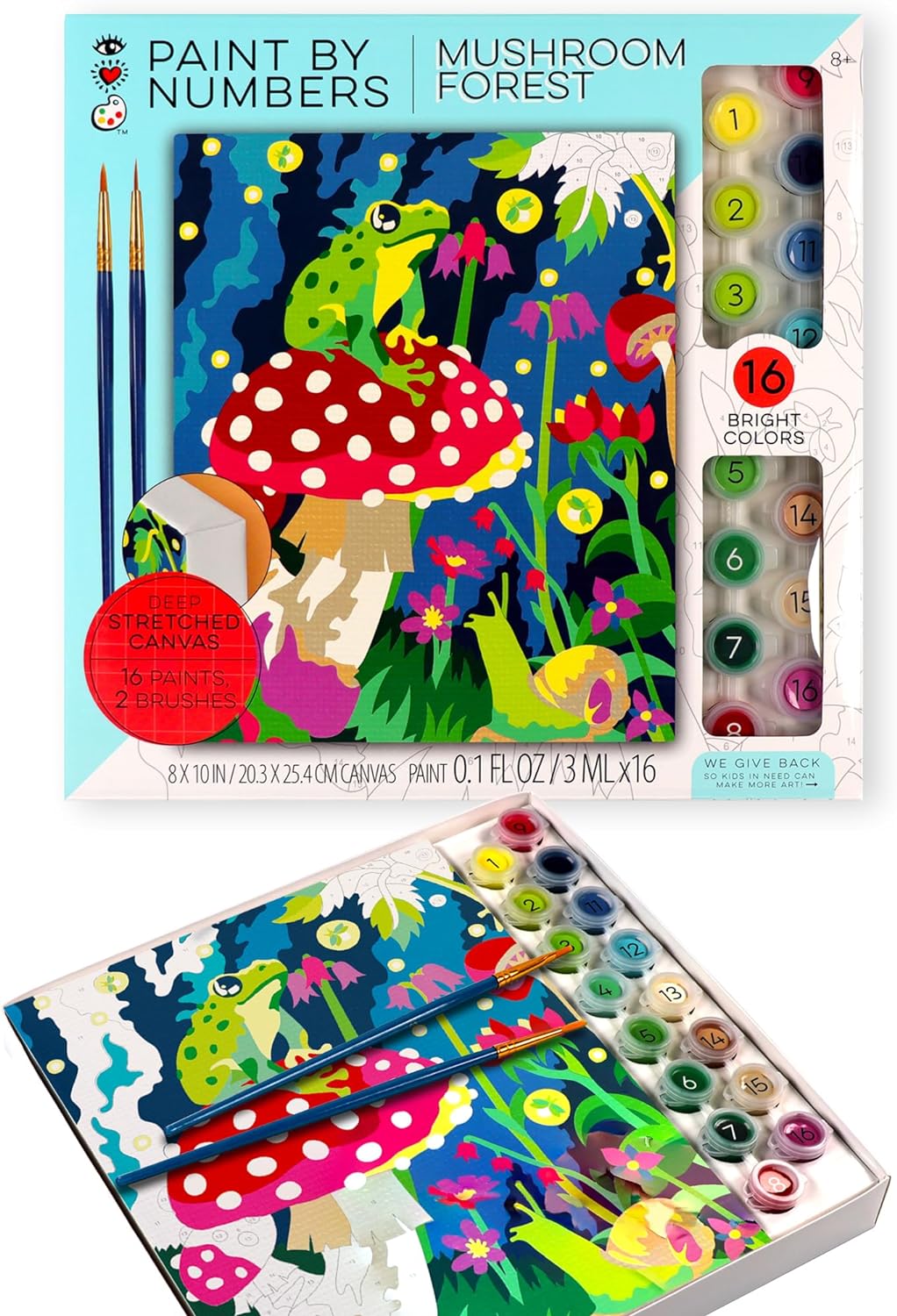 Paint by Numbers Frog