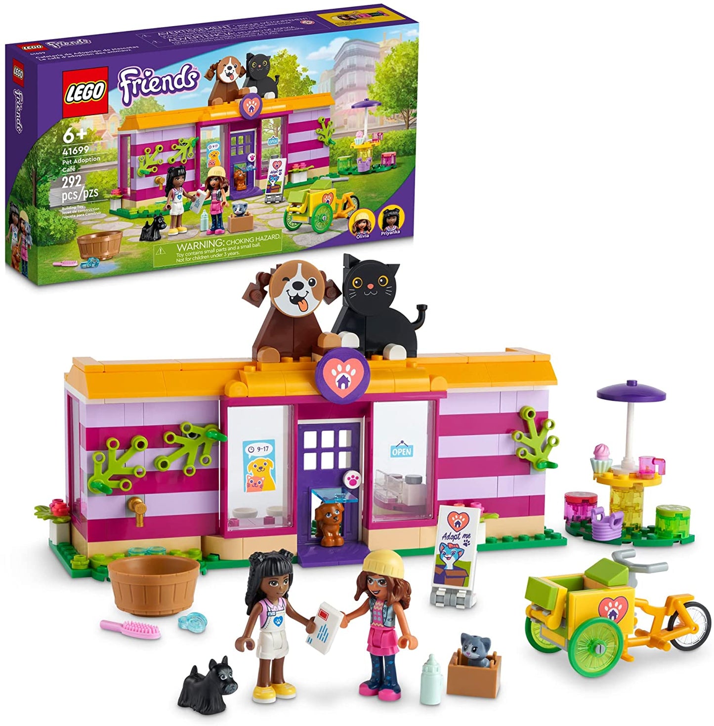 LEGO-« Friends Pet Adoption Caf+¬