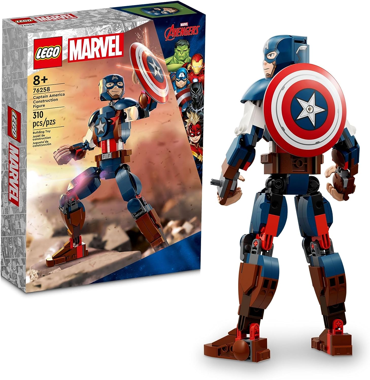 LEGO-« Marvel Captain America Construction Figure